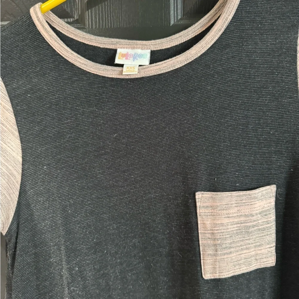 LuLaRoe Black and Tan Dress - Picture 2 of 3